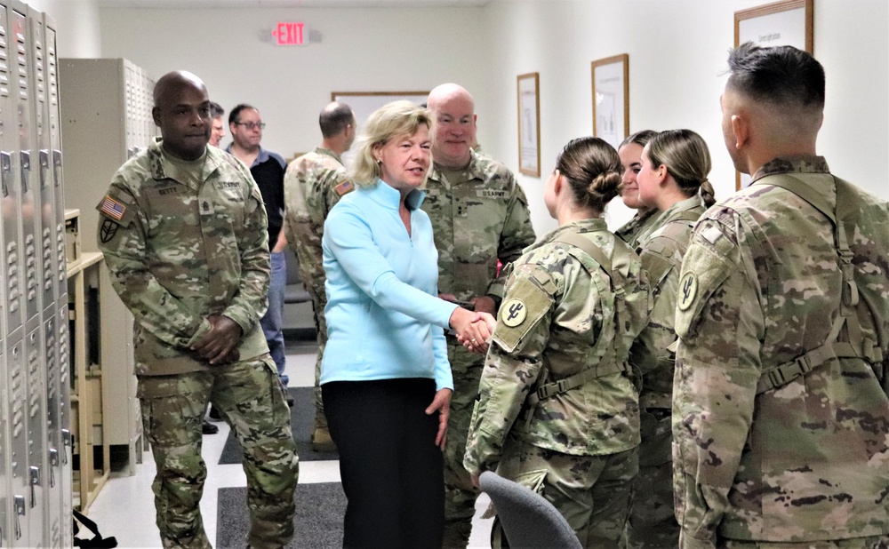 U.S. Senator visits Fort McCoy facilities