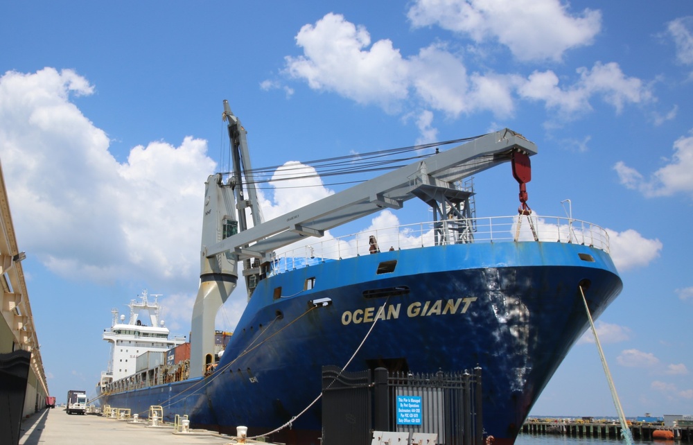 MV Ocean Giant Returns to Norfolk from 4th Resupply Mission, Concludes its Retrograde Offload