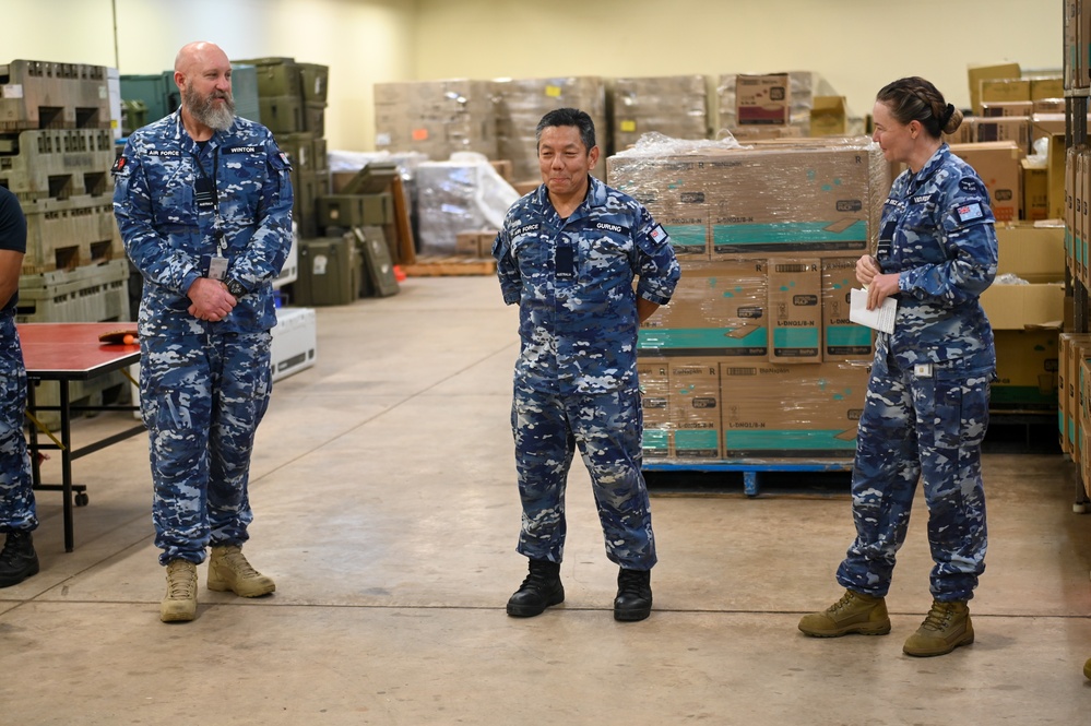 92 ARW Personnel support RAAF Darwin team during promotion ceremony