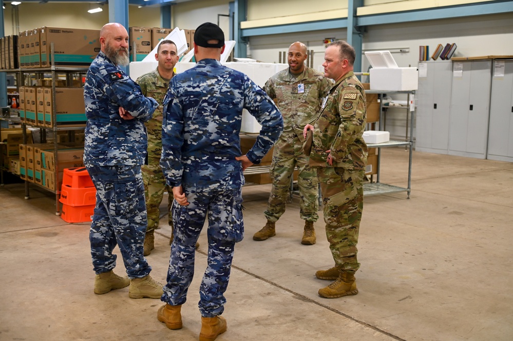 92 ARW Personnel support RAAF Darwin team during promotion ceremony