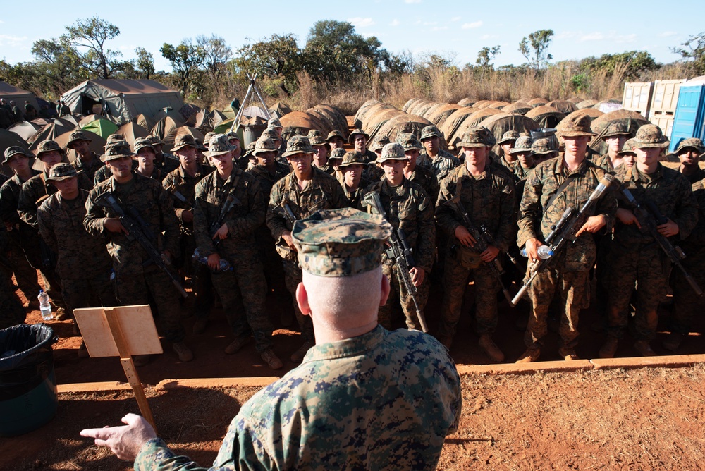 U.S. Marine Corps Leadership Visits Marines Training in Brazil for Exercise Formosa