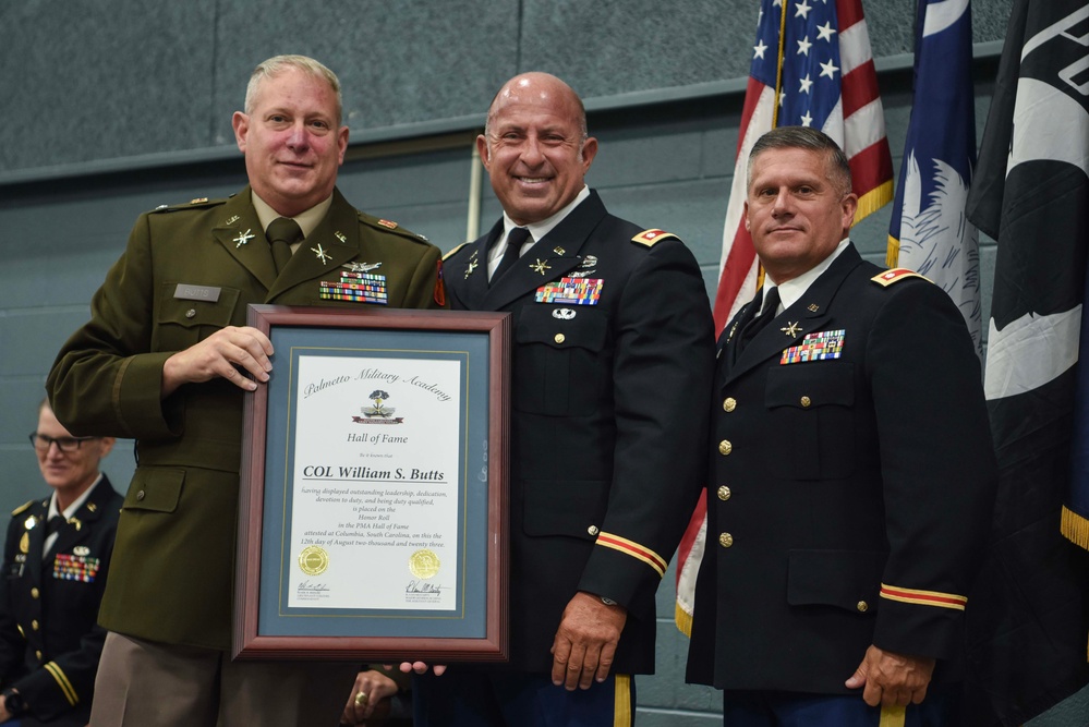 South Carolina Army National Guard conducts induction ceremony for the Palmetto Military Academy Hall of Fame