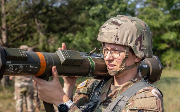 Capt. Kit Hammes prepares for her functions test