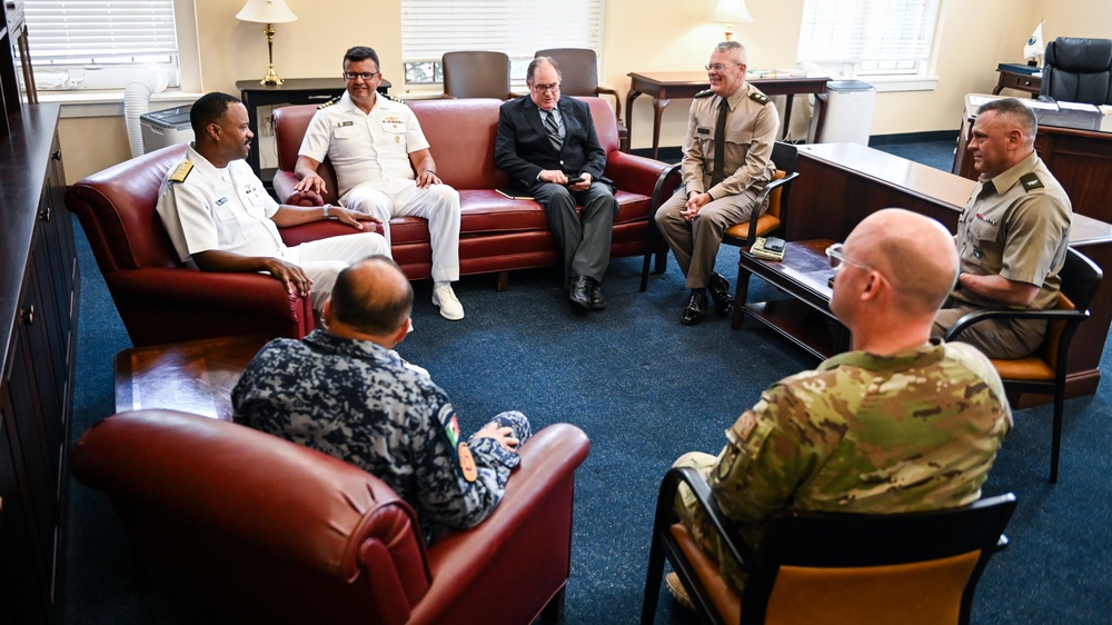 VADM Holsey USSOUTHCOM Military Deputy Commander Visits the IADC