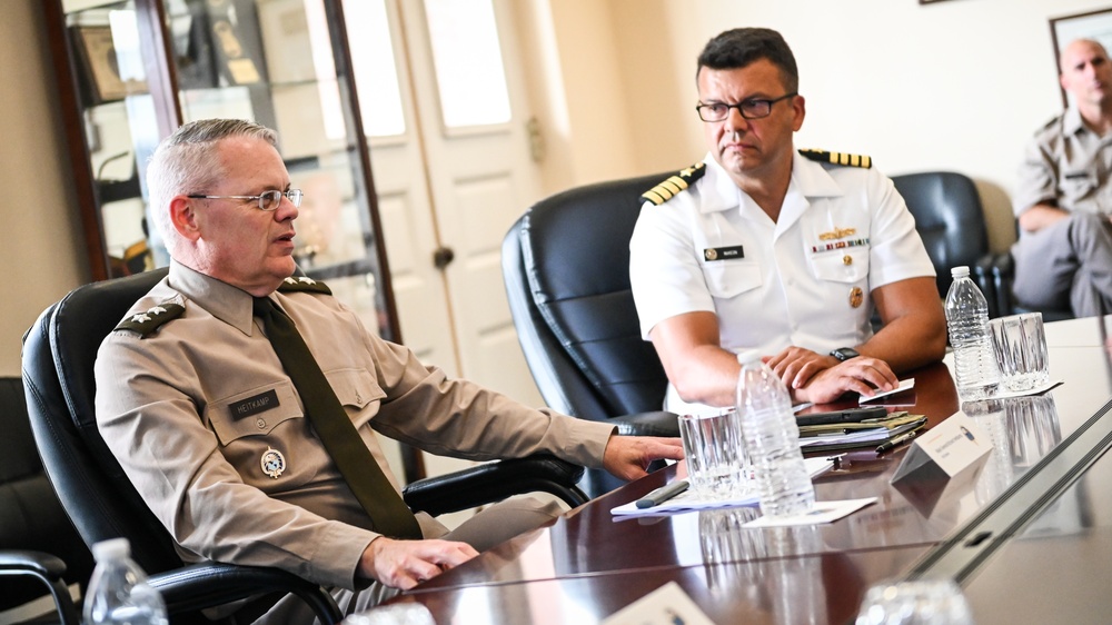 VADM Holsey USSOUTHCOM Military Deputy Commander Visits the IADC