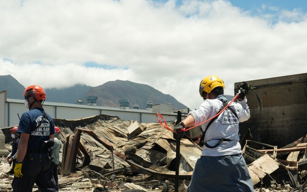 FEMA Urban Search and Rescue Continues Response Amid Hawaii Wildfires