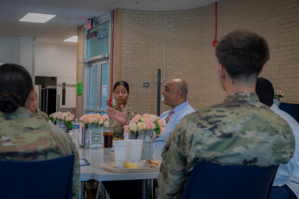 The Honorable Dr. Ravi Chaudhary visits Tyndall Air Force Base