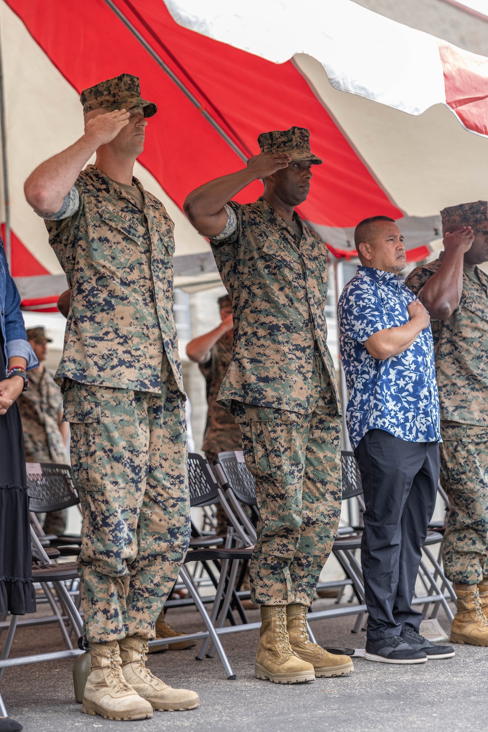 1st LAR Bn. holds relief and appointment ceremony