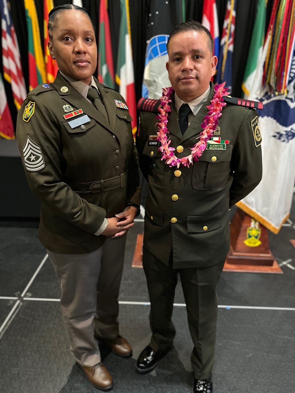 First Mexican Army NCO graduates U.S. Sergeants Major Academy