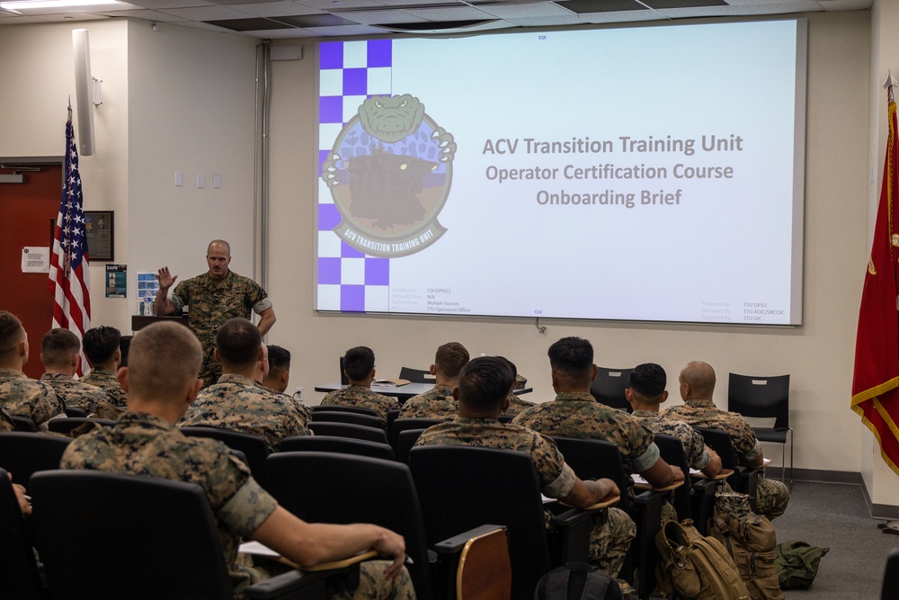 Enhancing Marine Corps Capabilities: New ACV training courses