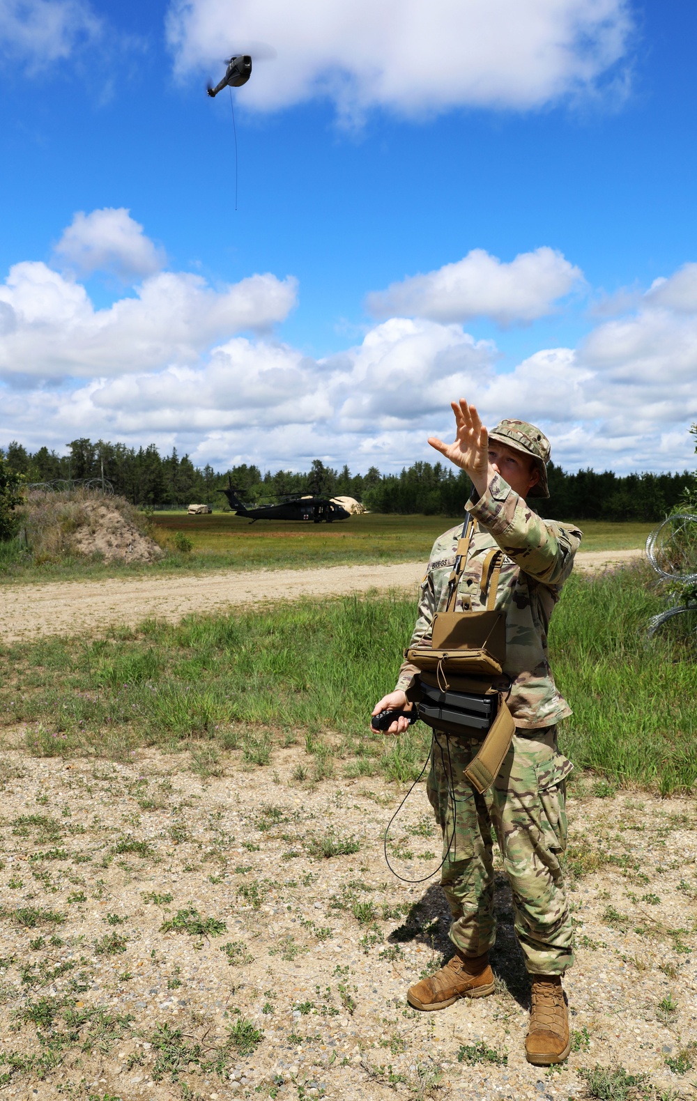Michigan National Guard trains with drones during Exercise Northern Strike 2023