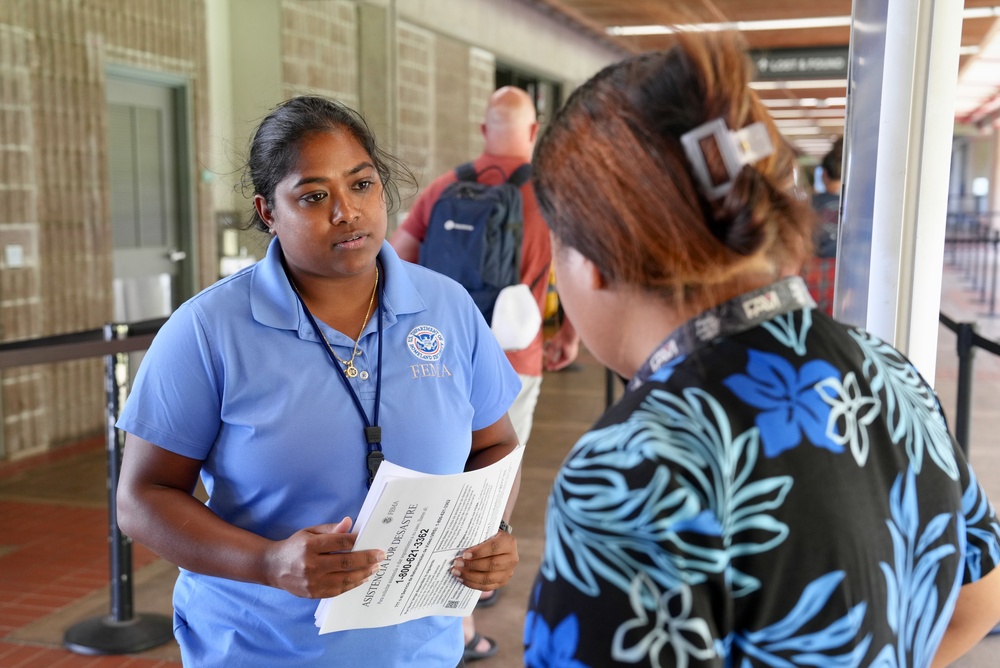 FEMA Disaster Survivor Assistance Teams Distribute Registration Information to Survivors