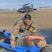 Soldiers of the 144th Area Support Medical Company conduct a Medical Evacuation of a soldier injured during Talisman Sabre 2023
