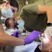 Soldiers of the 144th Area Support Medical Company, Utah National Guard, conduct field dentistry during Talisman Sabre 2023