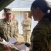 Command team from the 97th Troop Command, Utah National Guard, review training of the 144th Area Support Medical Company, during Talisman Sabre 2023
