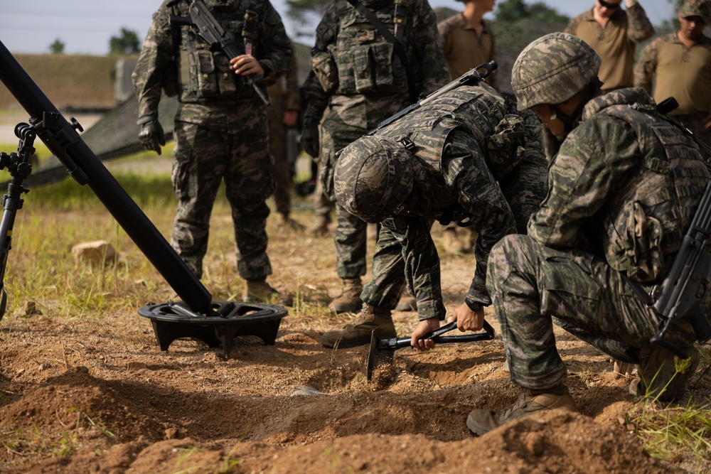 KMEP 23.3: ROK Marines conduct Bilateral Mortar Range