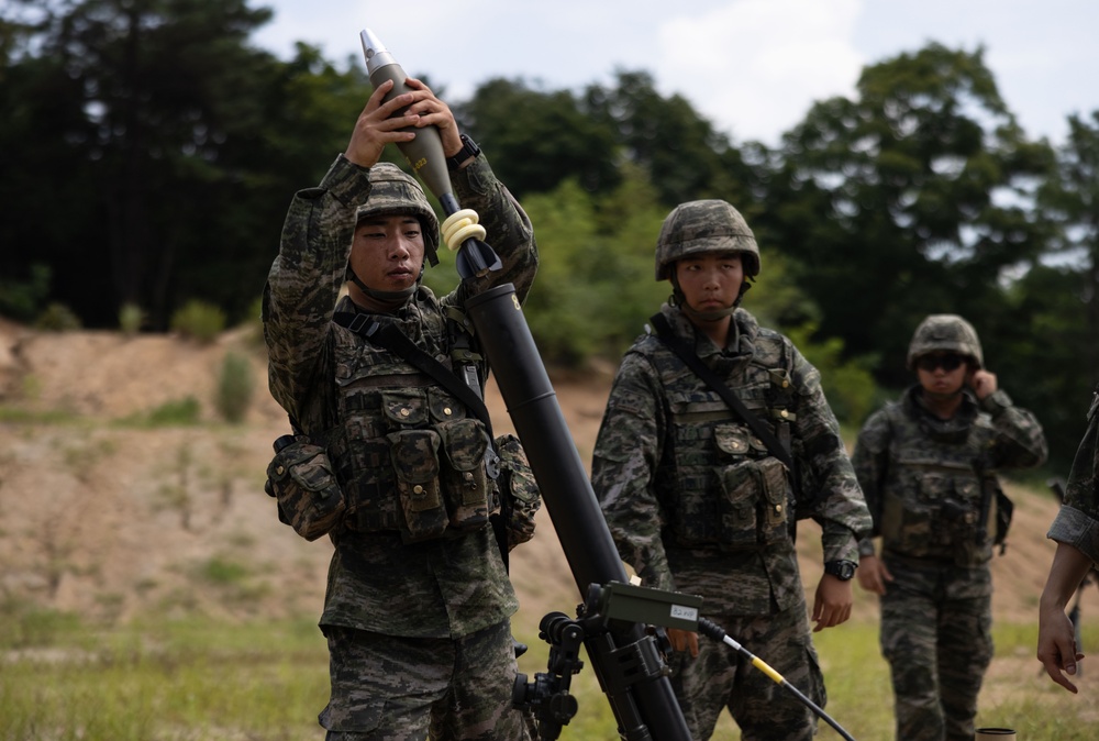 KMEP 23.3: ROK Marines conduct Bilateral Mortar Range