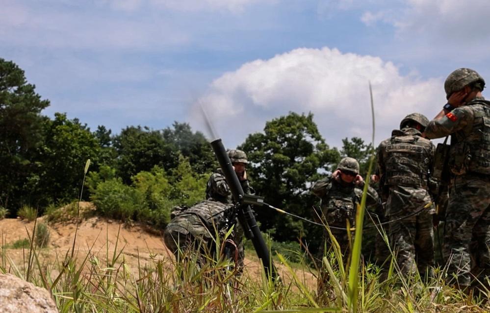 KMEP 23.3: ROK Marines conduct Bilateral Mortar Range