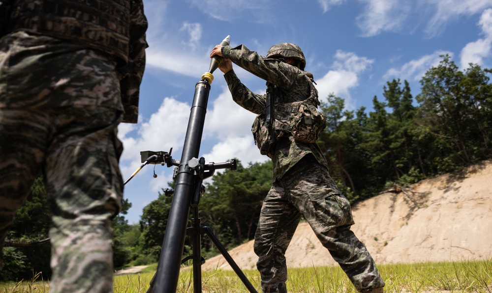 KMEP 23.3: ROK Marines conduct Bilateral Mortar Range