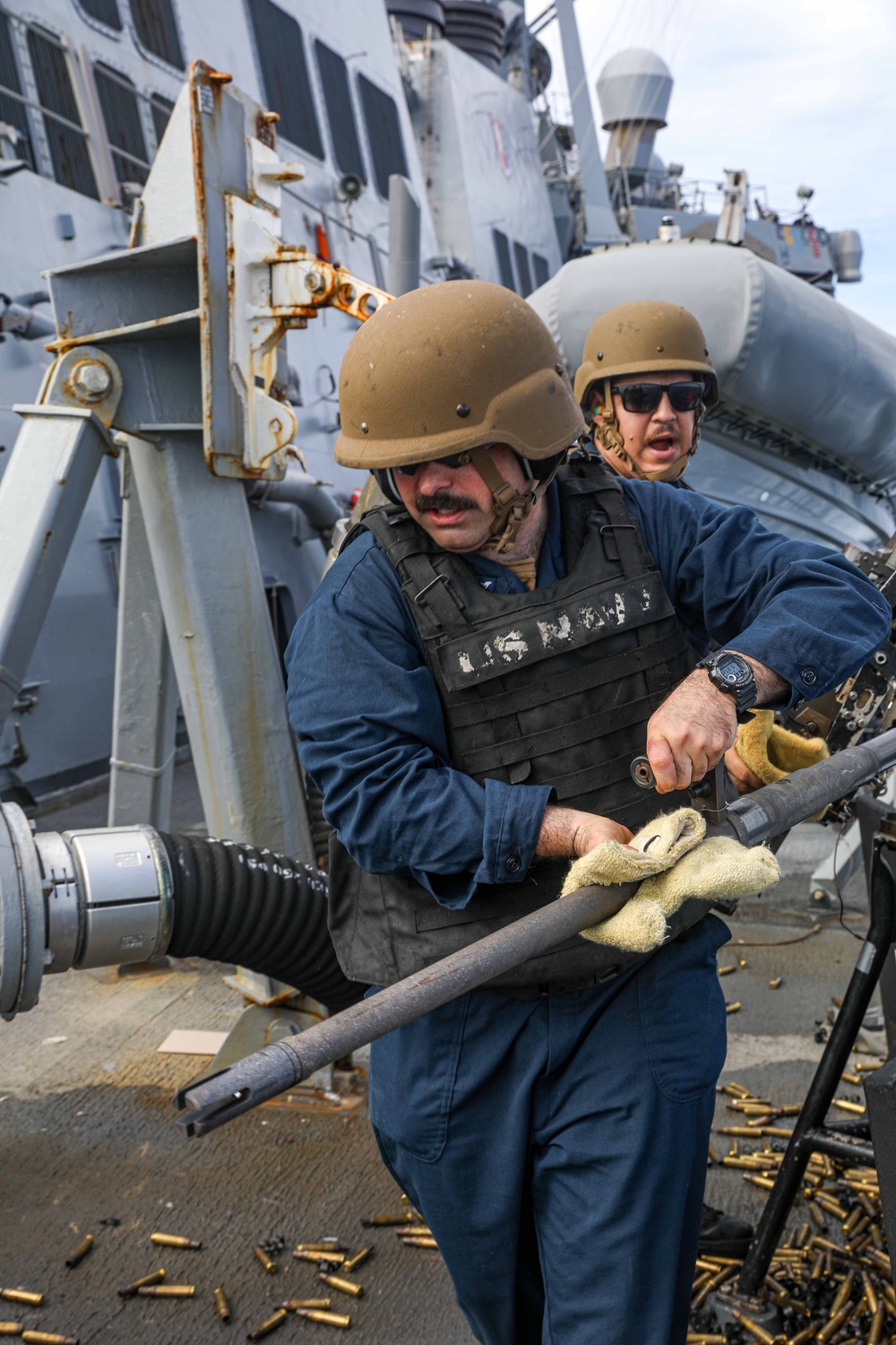 USS Benfold 50 Cal Shoot