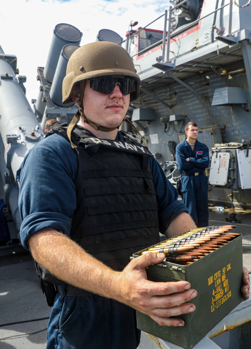 USS Benfold 50 Cal Shoot