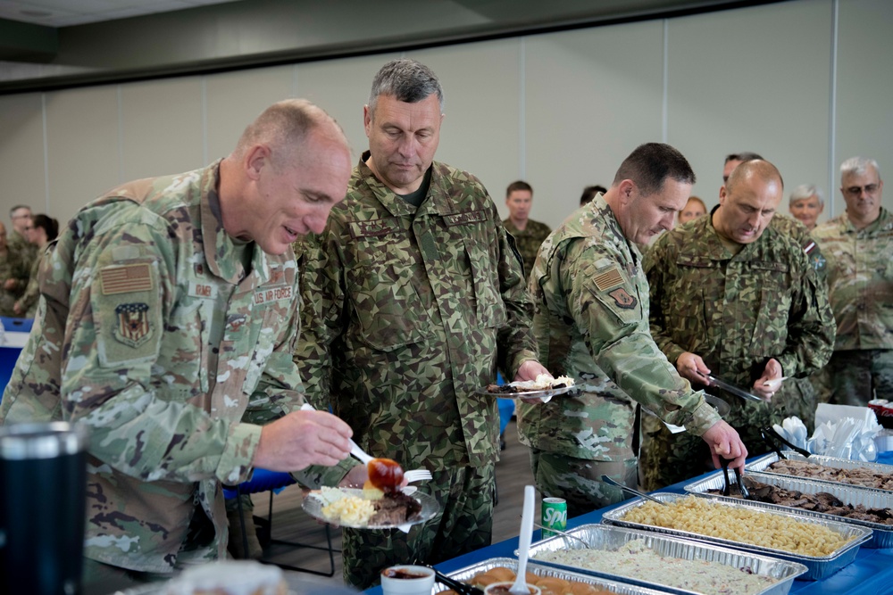 Latvian Chief of Defense Delegation tours Battle Creek ANGB
