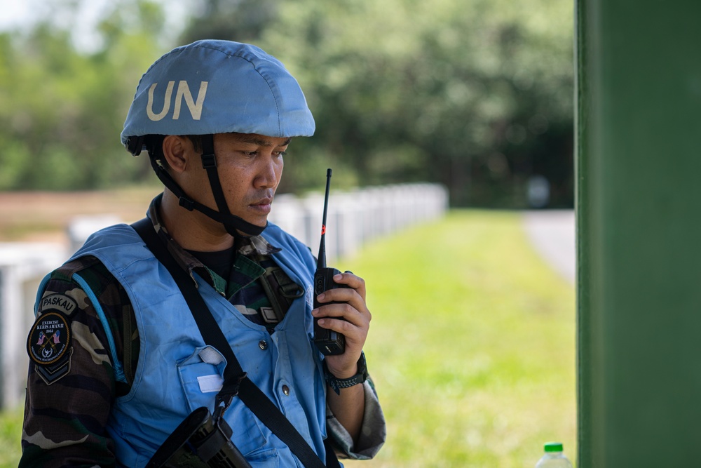 Keris Aman 23 | Malaysia Armed Forces Conduct UN Site Control