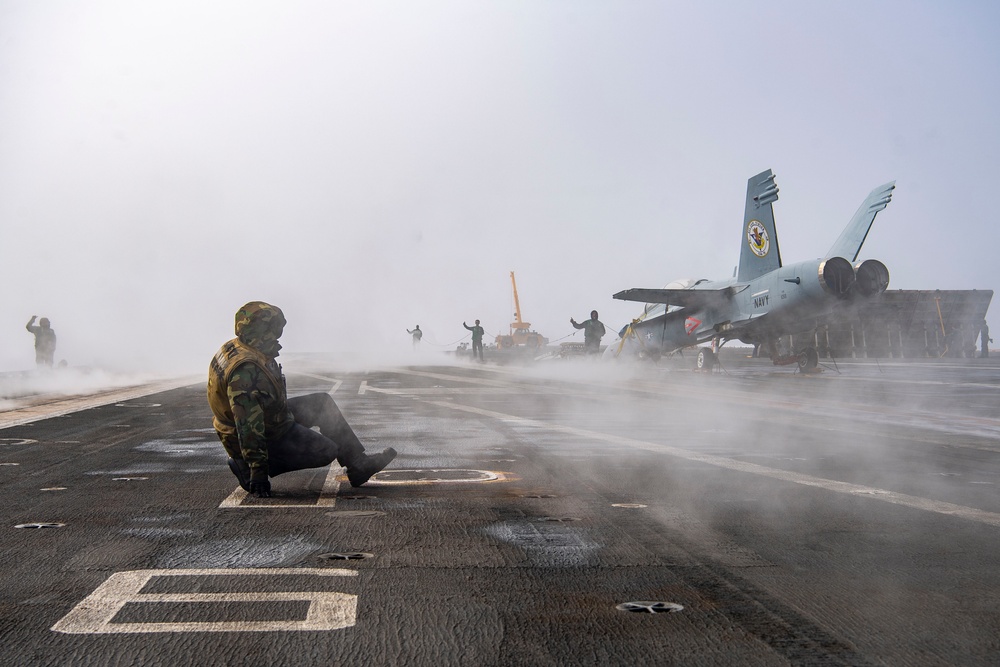 Sailors Test Catapult