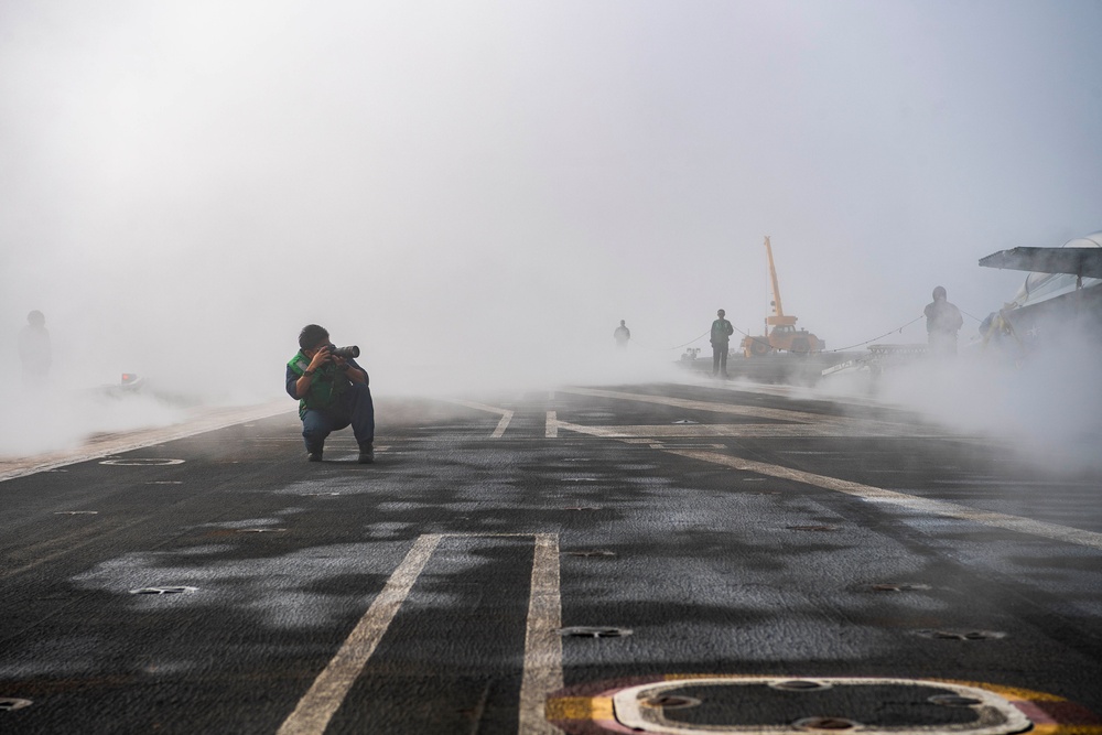 Sailors Test Catapult