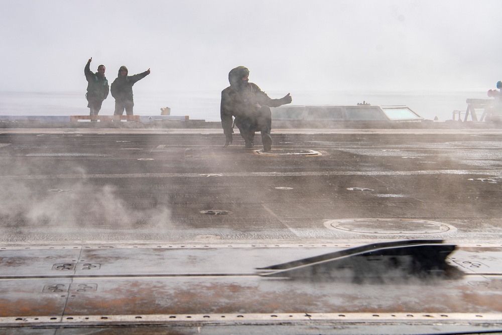 Sailors Test Catapult