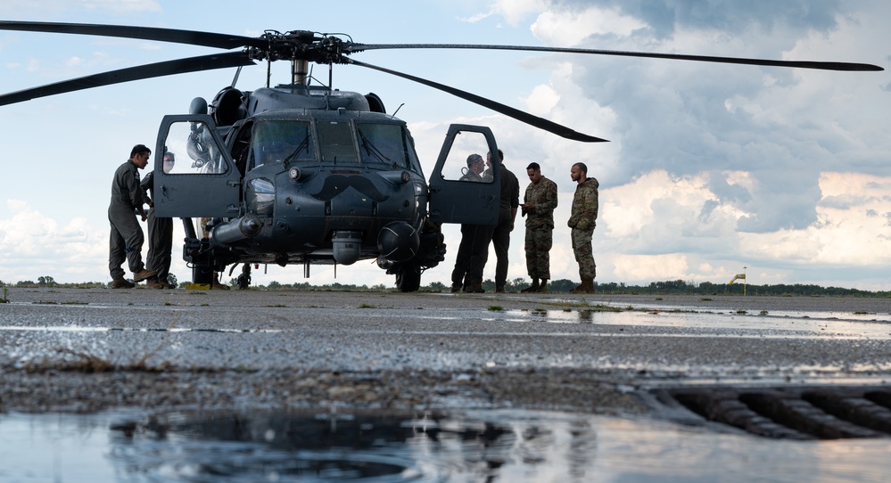 U.S., Serbian military forces conduct first flight formation in history: Rotary Wing Search and Rescue Operations