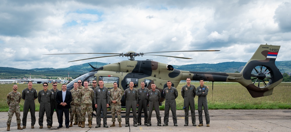 U.S., Serbian military forces conduct first flight formation in history: Rotary Wing Search and Rescue Operations