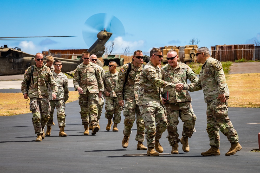 JTF-50 Command Visits Maui Wildfire Devastation