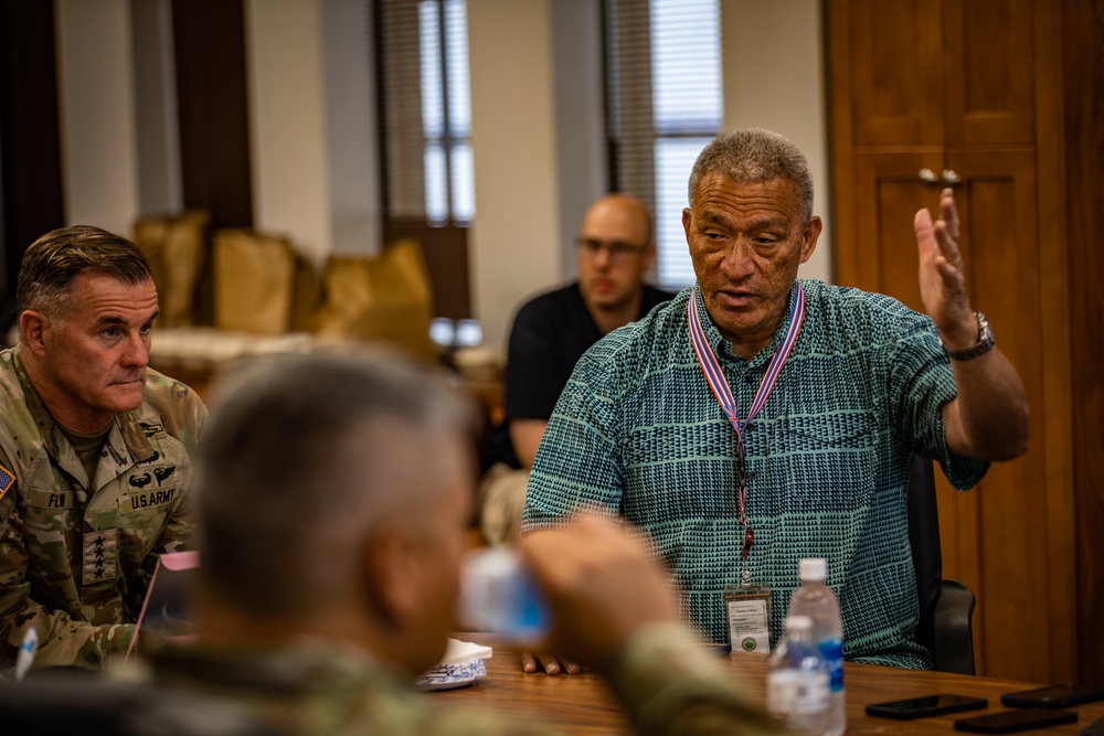 JTF-50 Command Visits Maui Wildfire Devastation