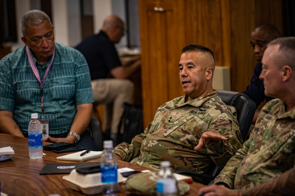 JTF-50 Command Visits Maui Wildfire Devastation