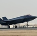 F-35 arrival at a base in the U.S. Central Command area of responsibility