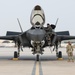 F-35 arrival at a base in the U.S. Central Command area of responsibility