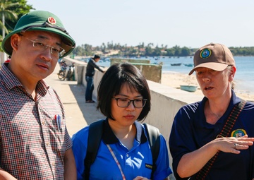 Pacific Partnership 2023 HA/DR Team, DARD Visit Sea Wall