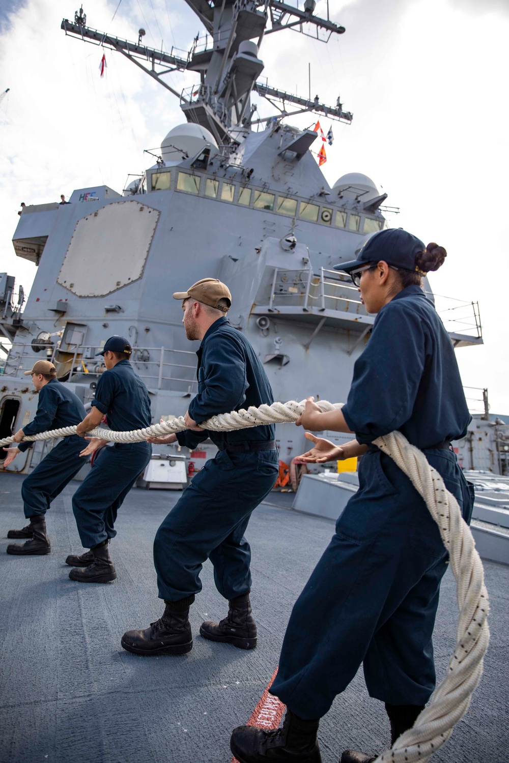 USS Ralph Johnson (DDG 114) visits Singapore.