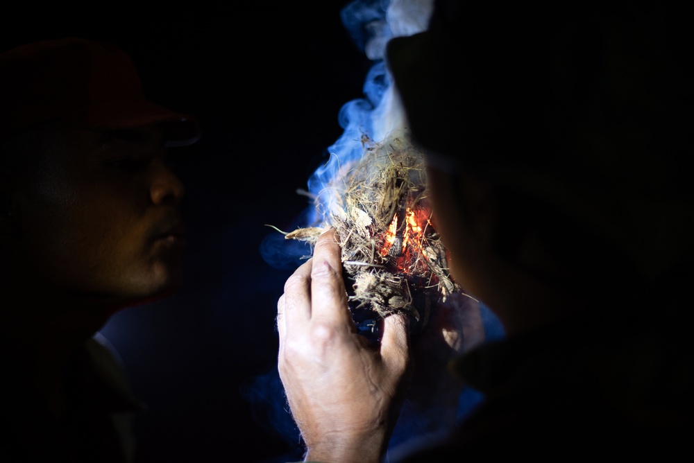 Blue Diamond Marines Learn to Survive in the Jungle from Brazilian Marine Corps during Exercise Formosa