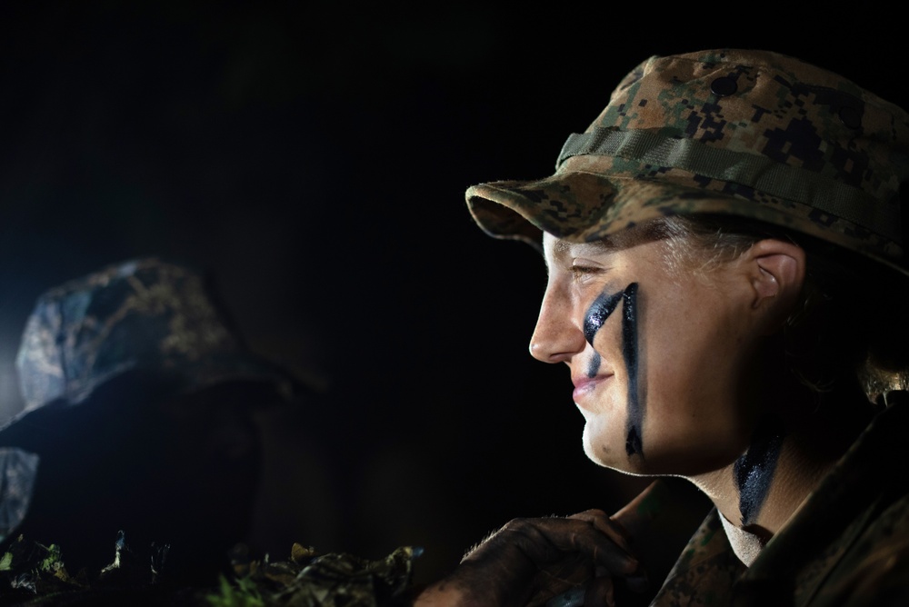 Blue Diamond Marines Learn to Survive in the Jungle from Brazilian Marine Corps during Exercise Formosa