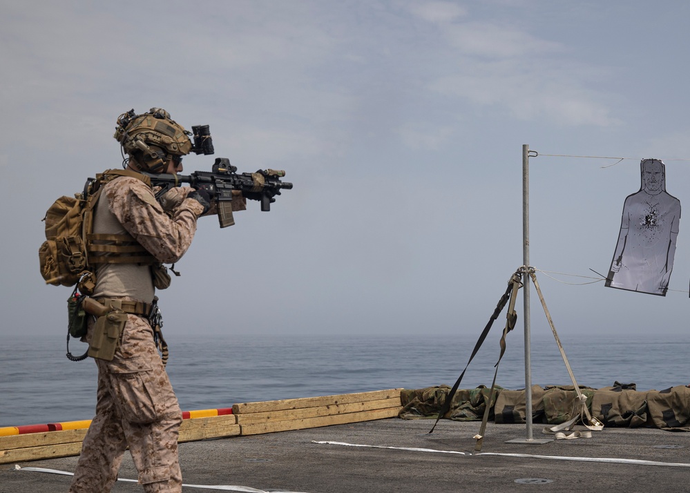 USS Bataan Weapons Training