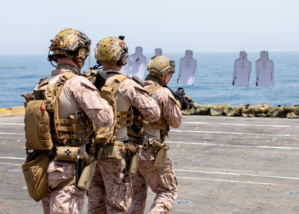 USS Bataan Weapons Training