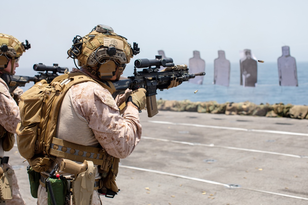 USS Bataan Weapons Training