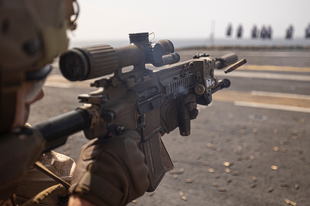 USS Bataan Weapons Training