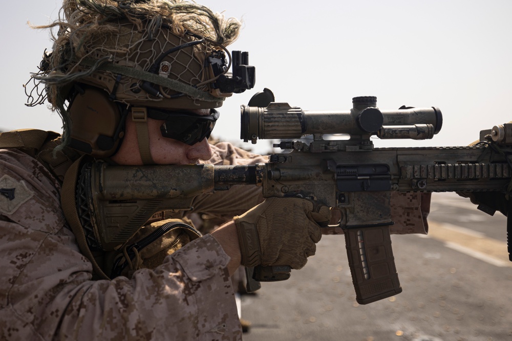 USS Bataan Weapons Training