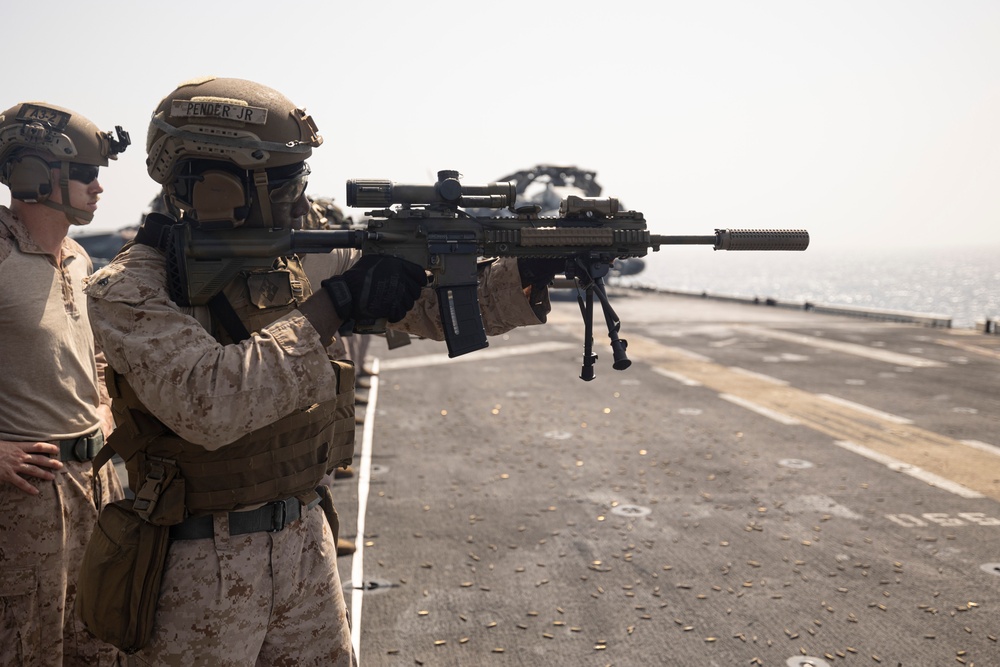 USS Bataan Weapons Training