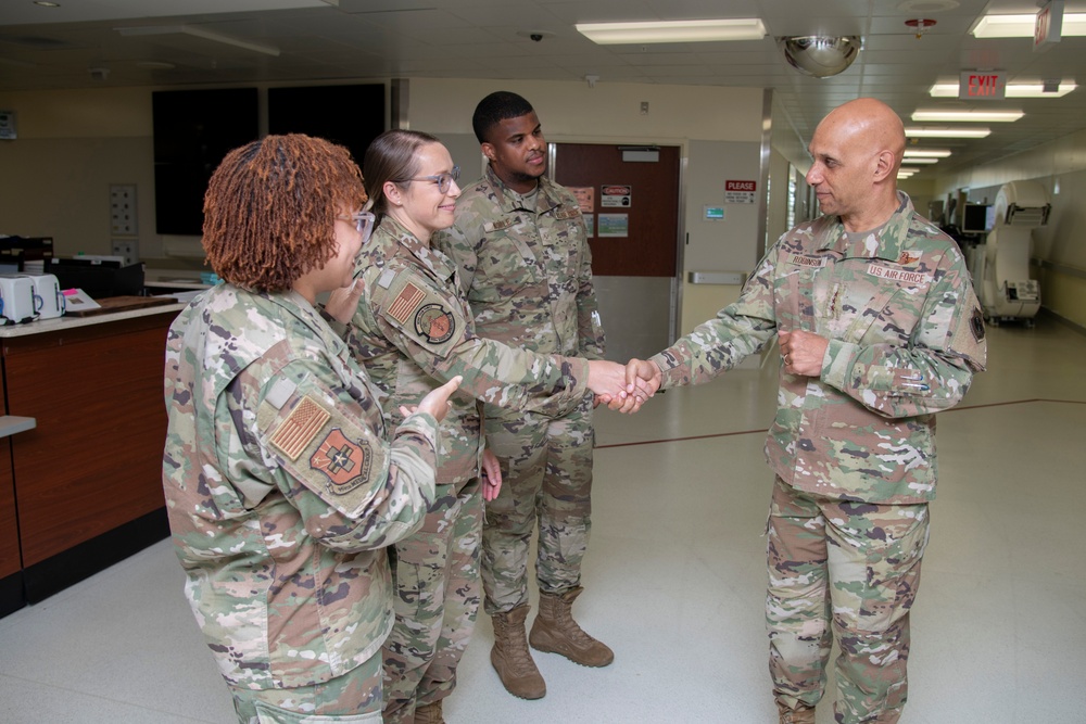 Air Education and Training Command commander visits Brooke Army Medical Center