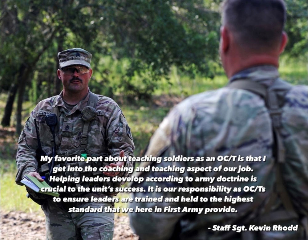 188th Infantry Brigade Observer Coach/Trainer discusses favorite parts of being an OC/T