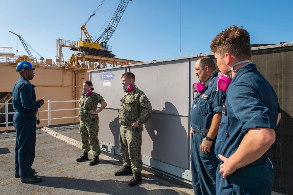 USS Essex In-Port Operations